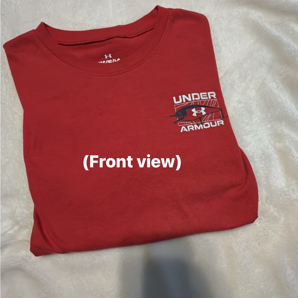 Under Armour Red Short Sleeve Performance Tee